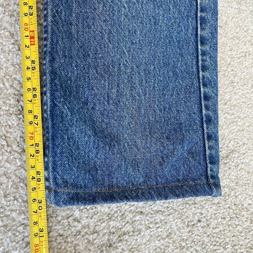 Vintage Orange Tab 80s Levis 505 Jeans Men's 30 x 30 Straight Leg Blue USA - Picture 15 of 15